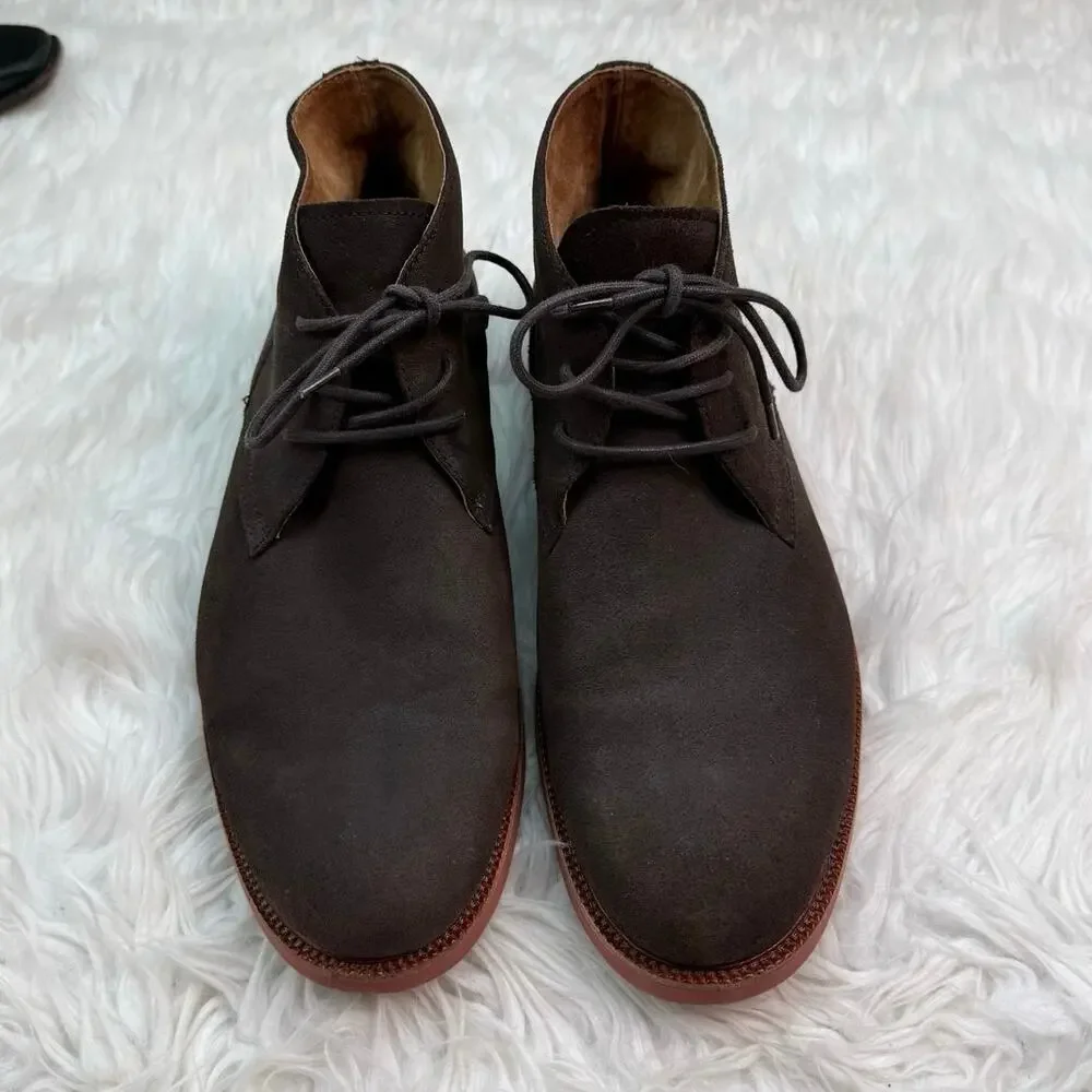 Polo Ralph Lauren Torrington Chukka Boots Brown Suede Size 13D Leather